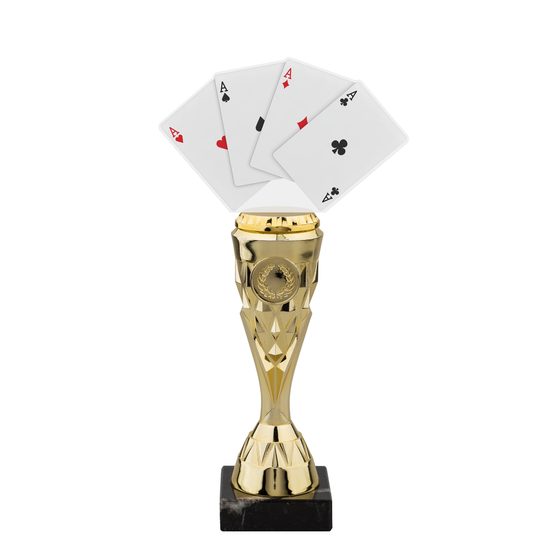 Playing Cards 4 Aces Acrylic Top Trophy