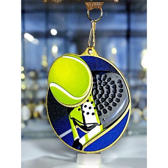 Aurum Stainless Steel Padel Medal