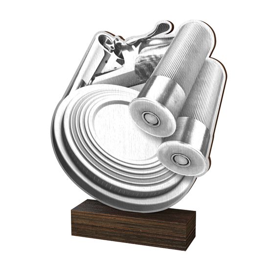 Sierra Classic Clay Pigeon Shooting Real Wood Trophy