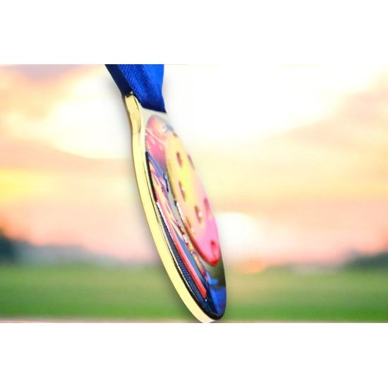 Sacul Pickleball Color Texture 3D Print Medal