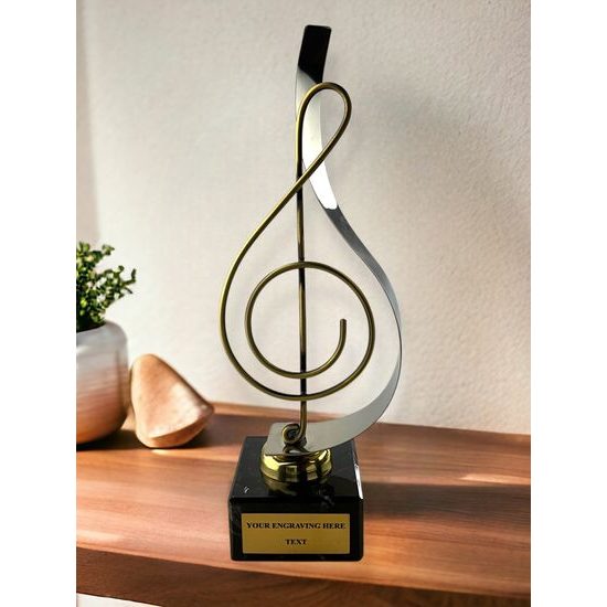 Murcia Musical Note Handmade Metal Trophy