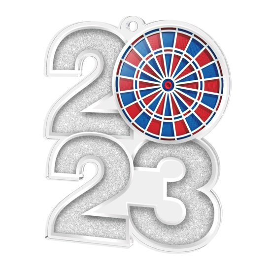 Darts Electric 2023 Acrylic Medal