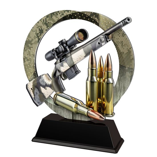 Onyx Stainless Steel Shooting Trophy
