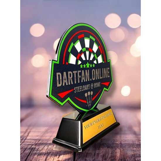 Infinity Metal & Black Acrylic Custom Award