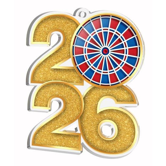 Electric Darts 2026 Acrylic Medal