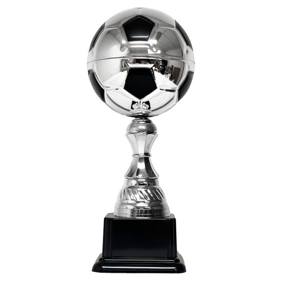 Conroe Silver and Black Soccer Trophy