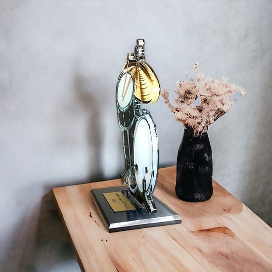 Cannes Printed Acrylic Drumming Trophy