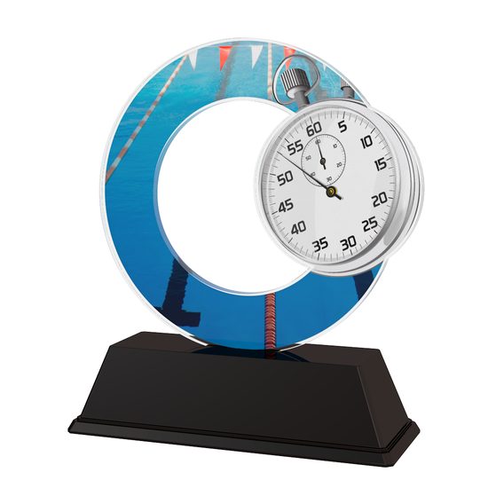 Rio Swimming Stop Watch Trophy