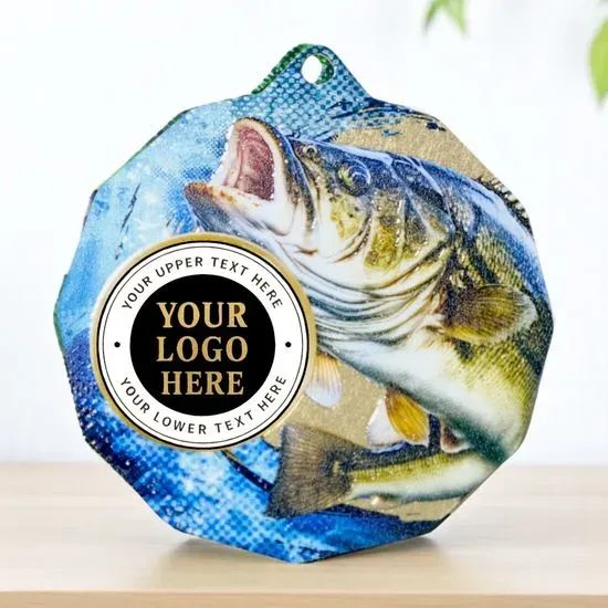 Dodeca Fishing Stainless Steel Logo Insert Medal