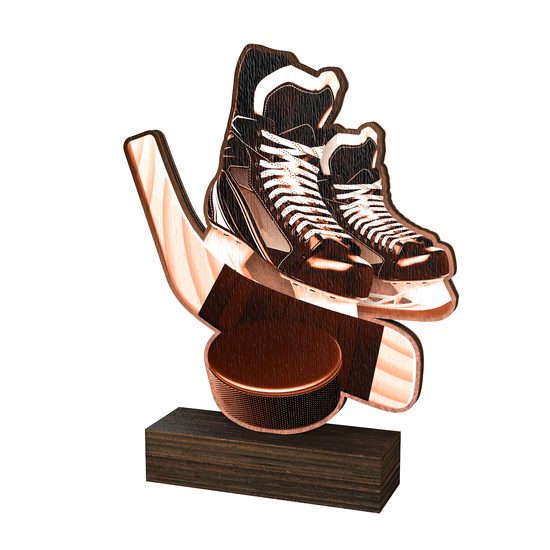 Sierra Classic Ice Hockey Real Wood Trophy