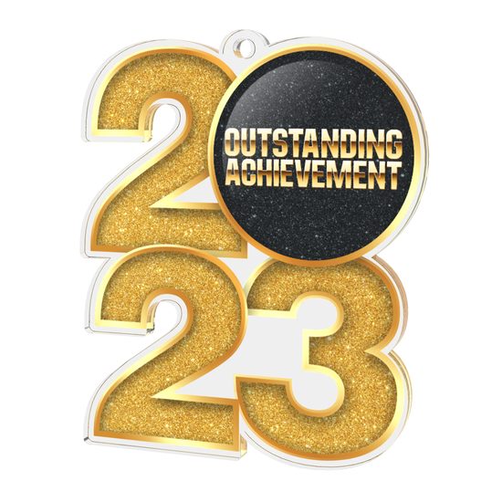 Outstanding Achievement 2023 Acrylic Medal