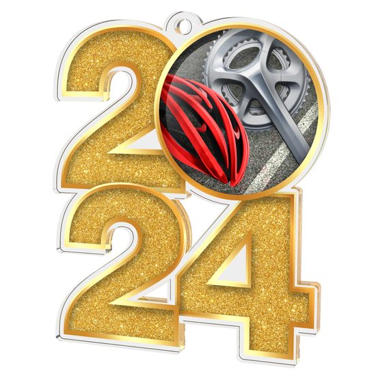Cycling 2024 Acrylic Medal