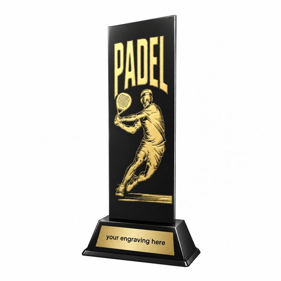 Shadowline Male Padel Metal Trophy