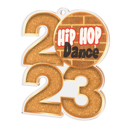 Hip Hop Dance 2023 Acrylic Medal