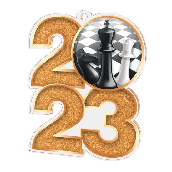 Chess 2023 Acrylic Medal