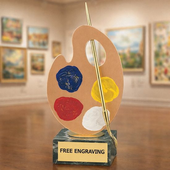 Picasso Art Handmade Metal Trophy