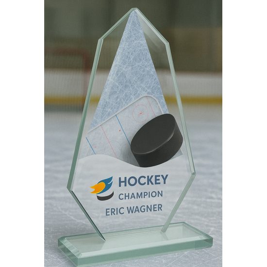 Levita Ice Hockey Color Glass Award