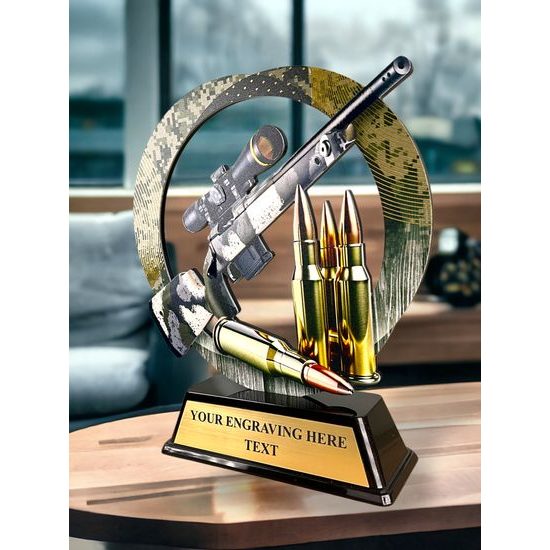 Onyx Stainless Steel Shooting Trophy