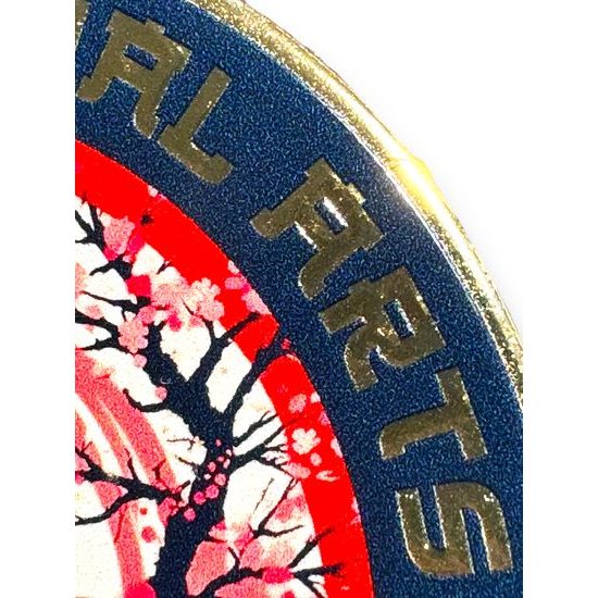 Silver Premier Custom 3D Texture Printed Medal