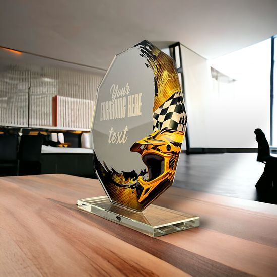 Hopper Motocross Glass Award