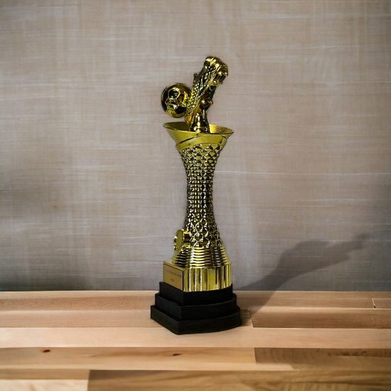 Triple Tier Soccer Boot Trophy