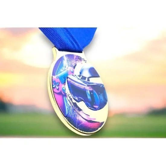 Sacul Gaming Color Texture 3D Print Medal