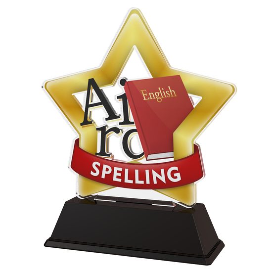 Mini Star Spelling Trophy