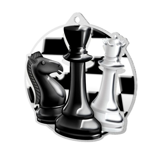 Aurum Stainless Steel Chess Medal
