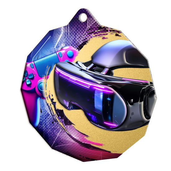 Polygon Stainless Steel eSport Medal