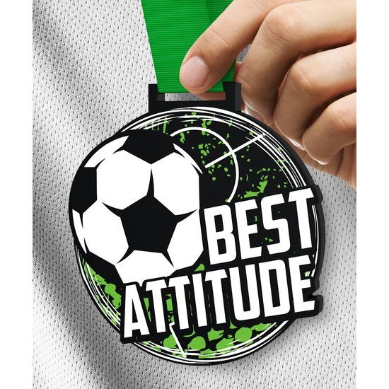 Giant Soccer Best Attitude Medal