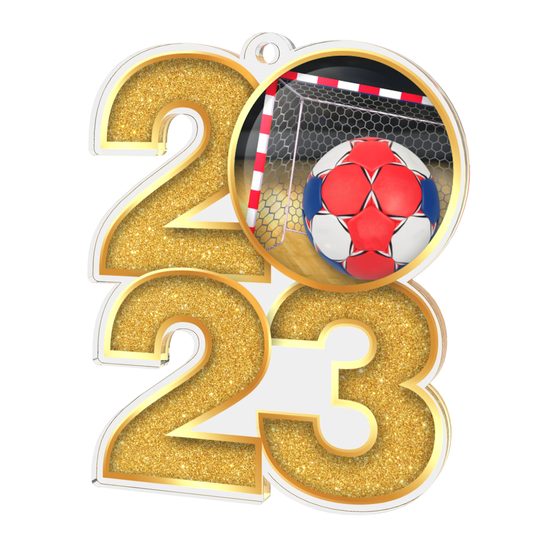 Handball 2023 Acrylic Medal