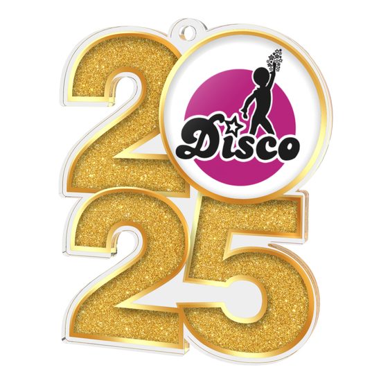 Disco Dance 2025 Acrylic Medal
