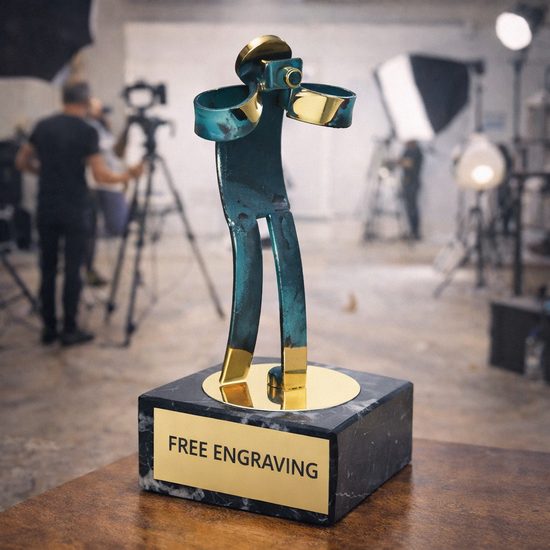 Toledo Photography Handmade Metal Trophy