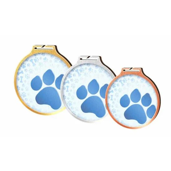 Habitat Dog Paw Eco Friendly Wooden Medal