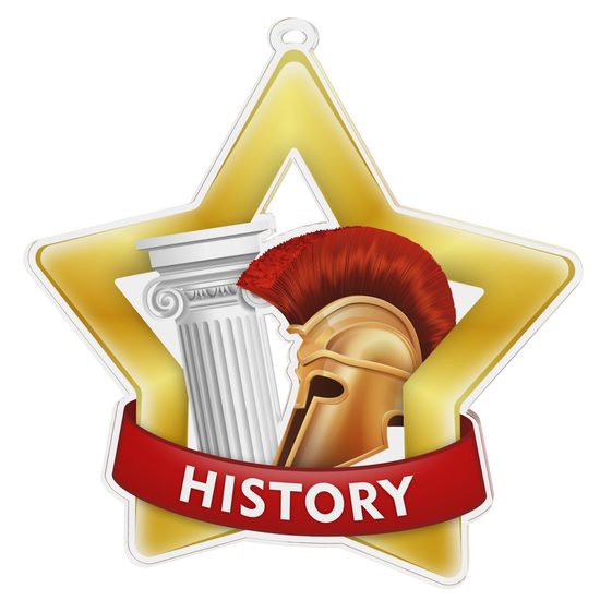 History Mini Star Gold Medal