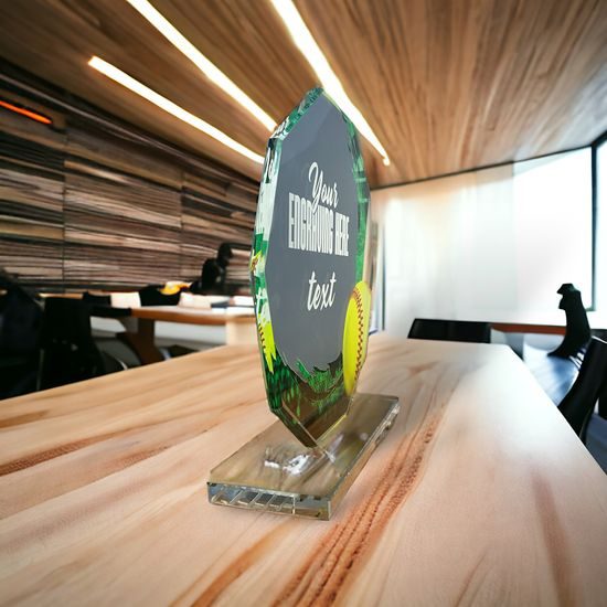 Hopper Softball Glass Award