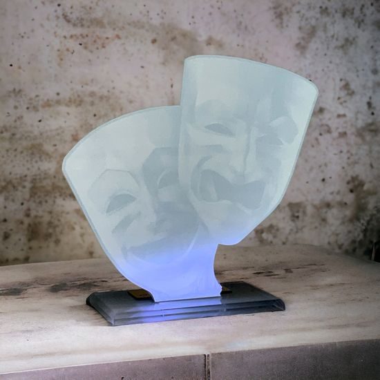 Cannes Printed Acrylic Drama Theatre Trophy