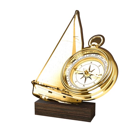 Sierra Classic Sailing Real Wood Trophy