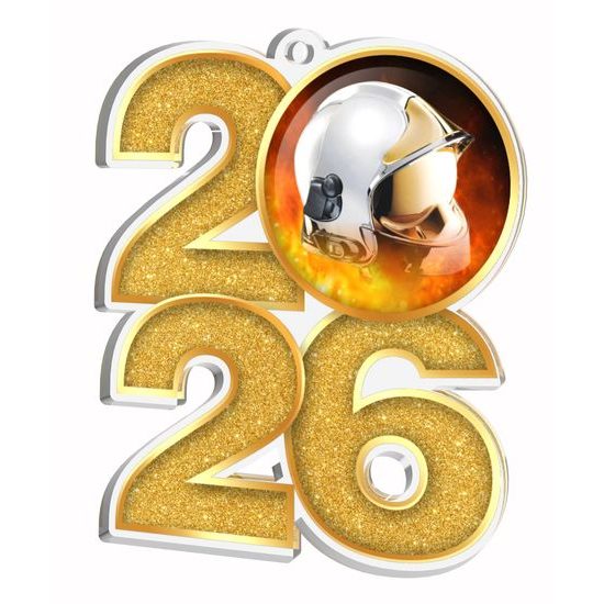 Firefighter 2026 Acrylic Medal