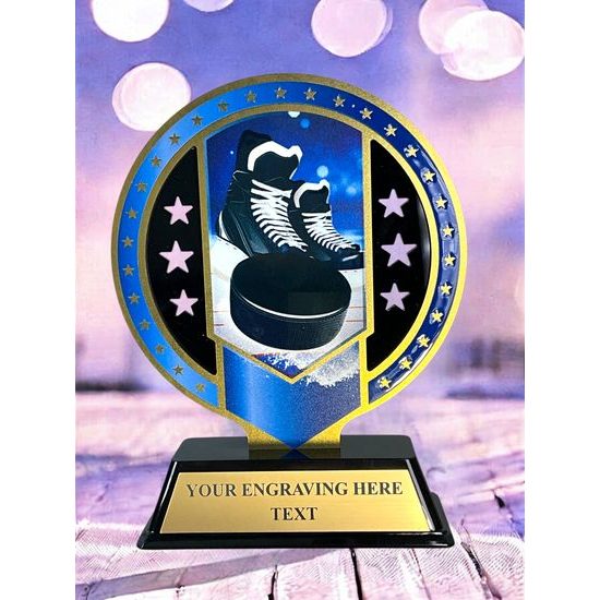 Sentinel Stainless Steel Ice Hockey Trophy