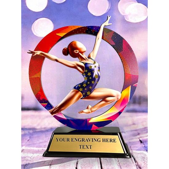 Onyx Stainless Steel Ballet Trophy