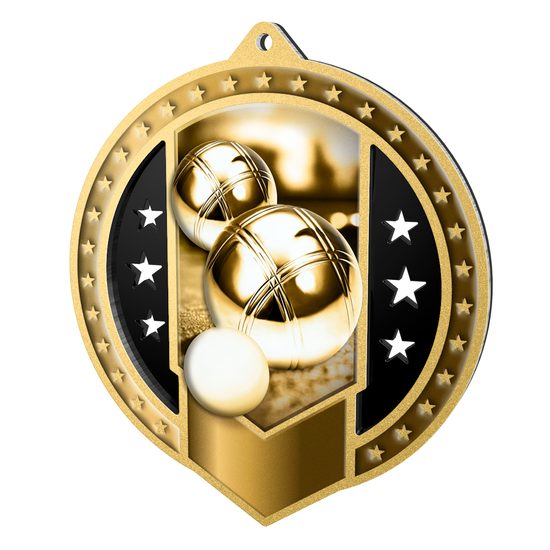 Noir Stainless Steel Petanque Classic Medal