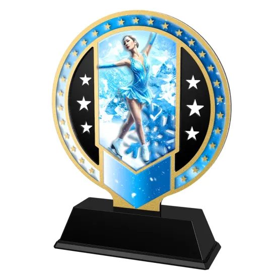 Sentinel Stainless Steel Ice Skating Trophy