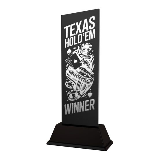 Shadowline Texas Hold’em Metal Poker Trophy