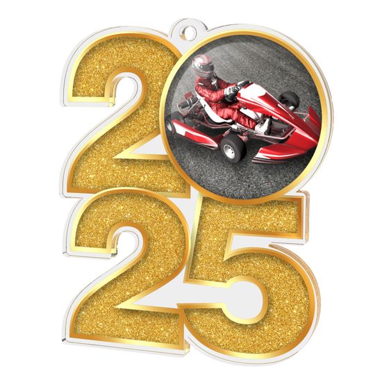 Go Kart 2025 Acrylic Medal