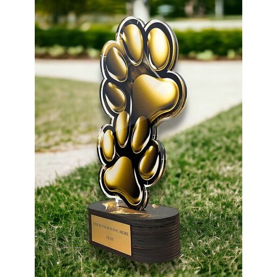 Altus Classic Dog Paw Trophy