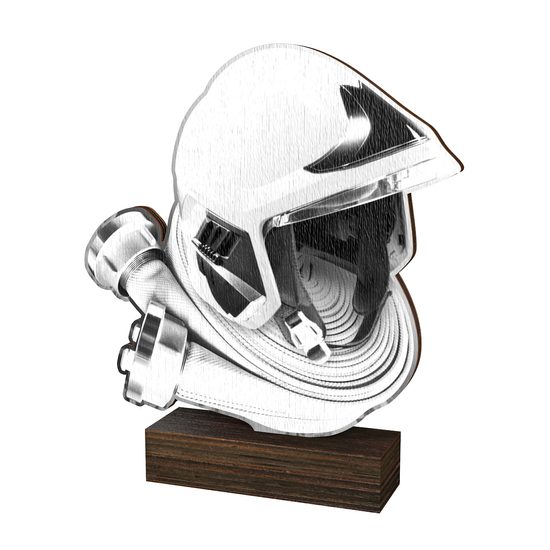 Sierra Classic Firefighter Real Wood Trophy