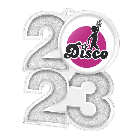 Disco Dance 2023 Acrylic Medal