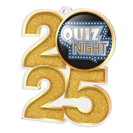 Quiz 2025 Acrylic Medal