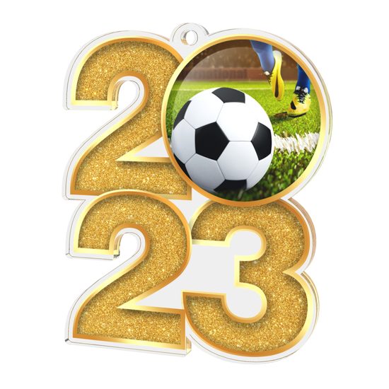 Soccer 2023 Acrylic Medal